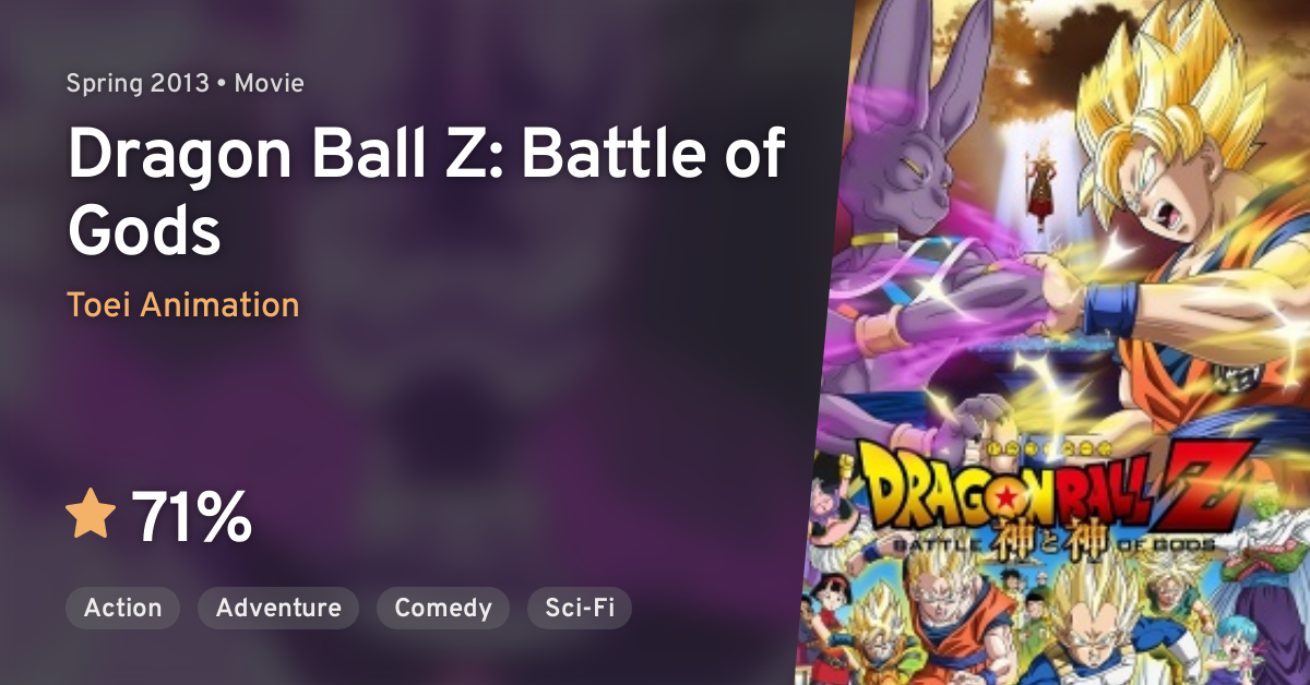 Review – Dragon Ball Z: A Batalha dos Deuses (2013)