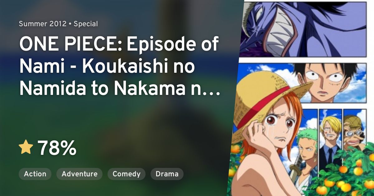 ONE PIECE: Episode of Nami - Koukaishi no Namida to Nakama no Kizuna ·  AniList