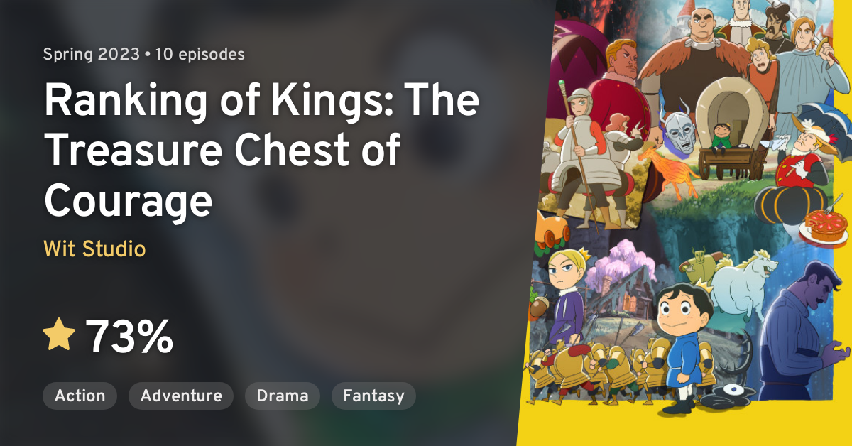 Ousama Ranking: Yuuki no Takarabako - Dublado - Ranking of Kings: The  Treasure Chest of Courage, Ranking of Kings: Baú do Tesouro da Coragem -  Dublado - Animes Online