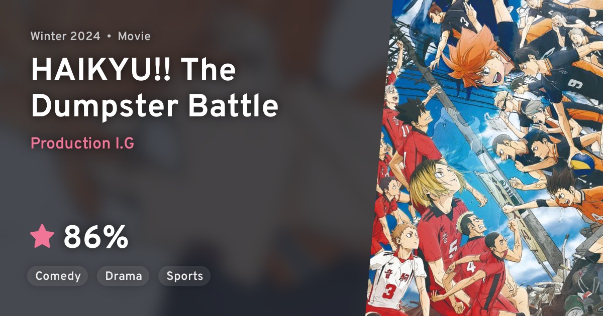 Haikyuu!! Gomi Suteba no Kessen (HAIKYU!! The Dumpster Battle) · AniList