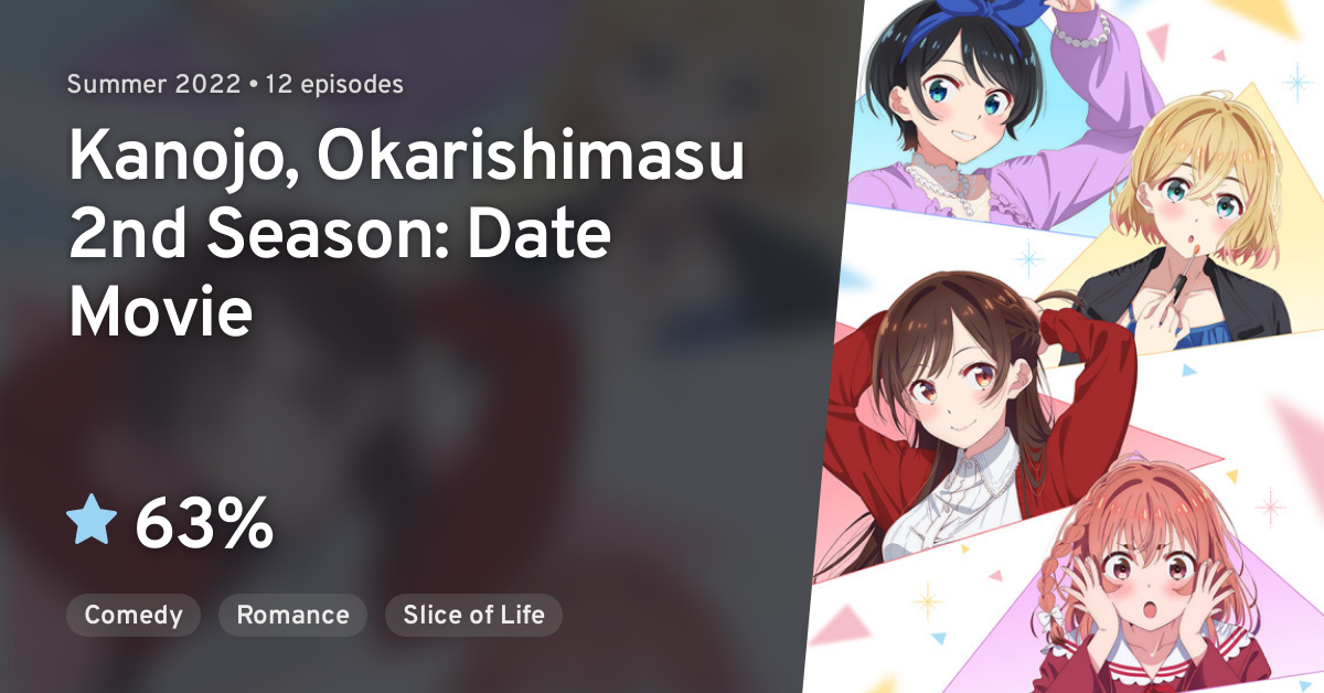 Kanojo, Okarishimasu 2nd Season - Rent-a-Girlfriend 2nd Season, Kanokari 2,  Kanojo Okarishimasu 2nd Season - Animes Online