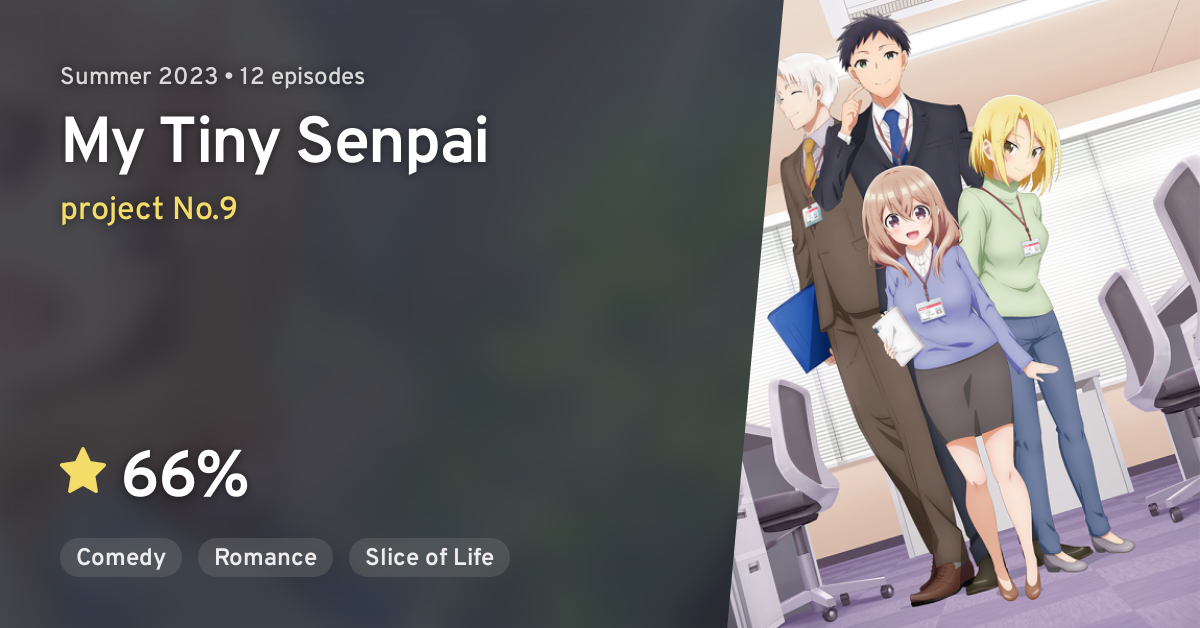 It took a while, but My Tiny Senpai has won me over. I am highly  entertained. It's a pretty straightforward character-centric anime, and  it's doing a really good job with these crazy