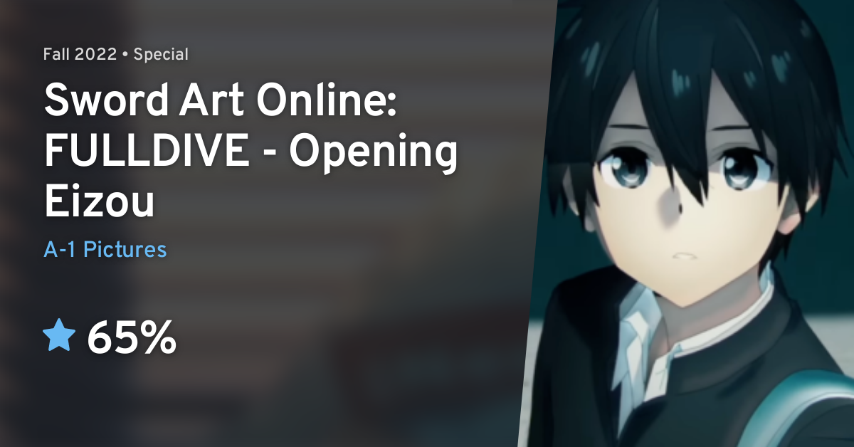 Anime Corner - JUST IN:  Sword Art Online: Full Dive Event - Opening  Video! Watch:   More