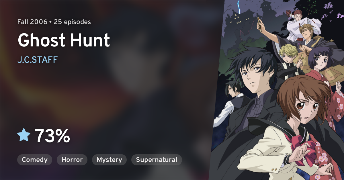 Couchbound (with Netflix, Crunchyroll, & More)!: Day Two Hundred and  Forty-two - Ghost Hunt: Episode 1, It's like Ghost Hunters/Adventurers  but as an Anime.