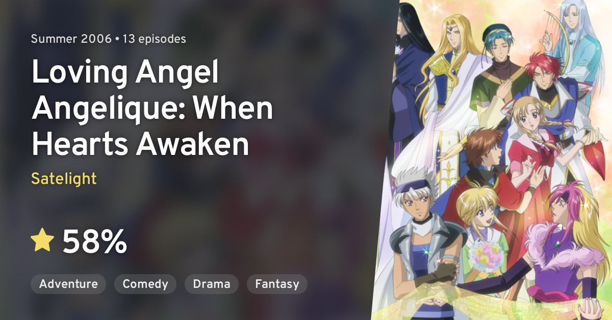 Koi Suru Tenshi Angelique: Kokoro no Mezameru Toki (Loving Angel Angelique:  When Hearts Awaken) · AniList