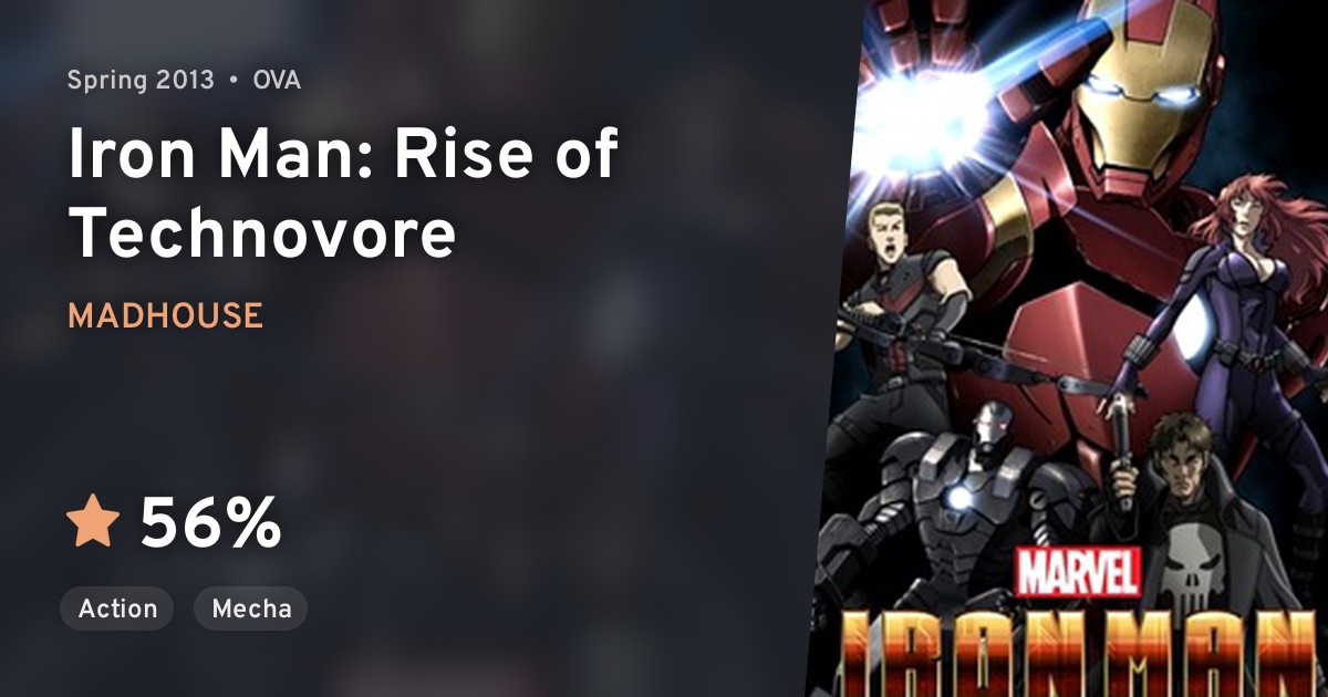 Iron Man Rise of Technovore · AniList