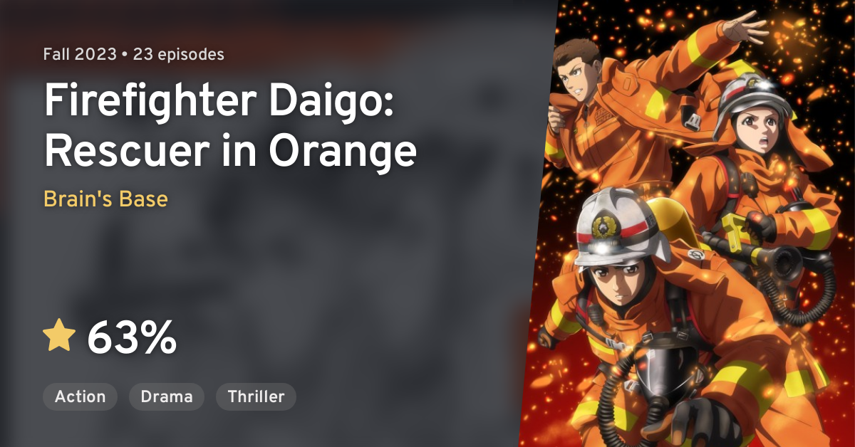 Firefighter Daigo: Rescuer in Orange Season 1 Episode 9 Release