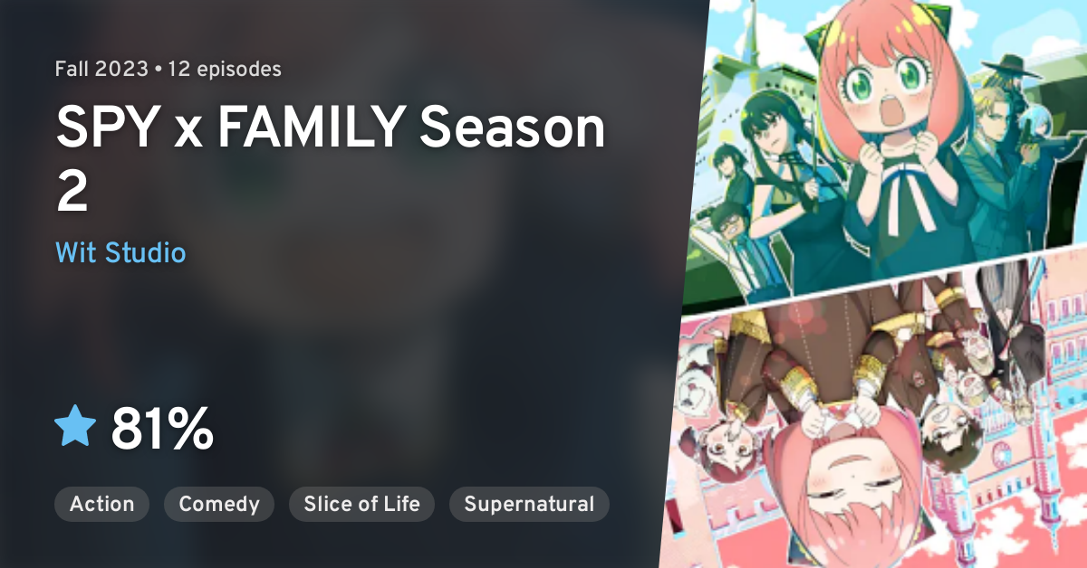 SPY×FAMILY Season 2 (SPY x FAMILY Season 2) · AniList