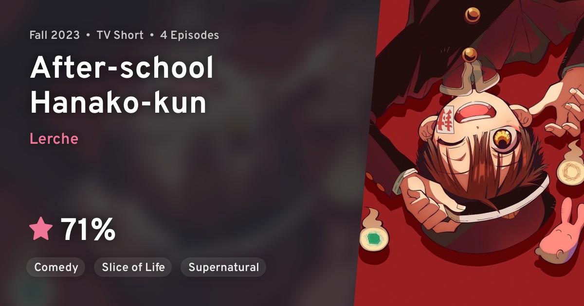 Houkago Shounen Hanako kun (After school Hanako kun) · AniList