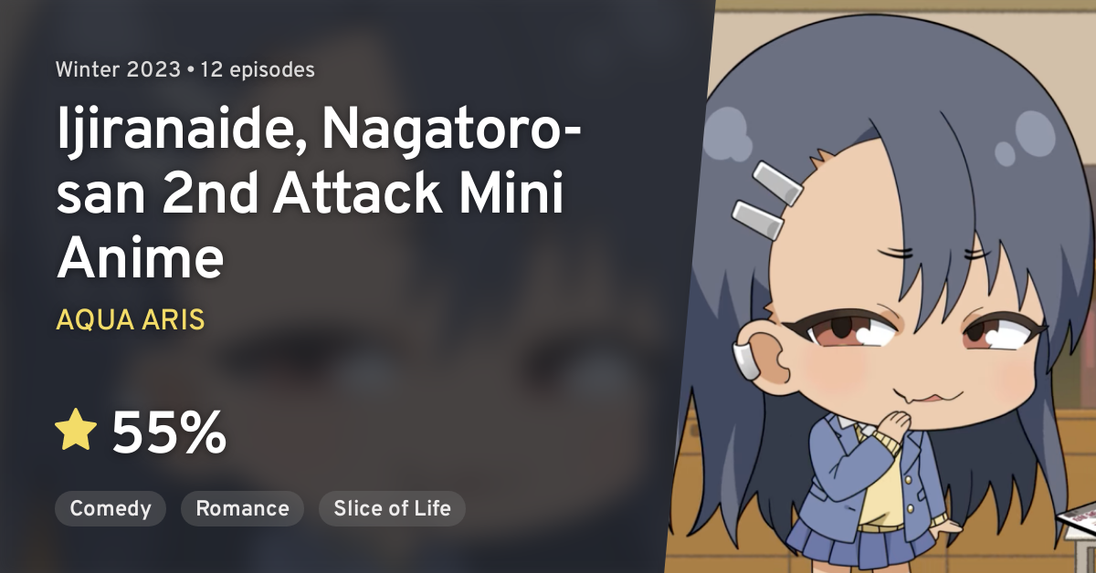 Ijiranaide, Nagatoro-san 2nd Attack Mini Anime · AniList