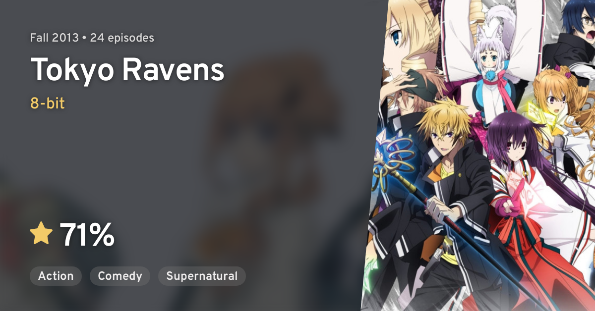 Tokyo Ravens  Tokyo ravens, Tokyo, Anime