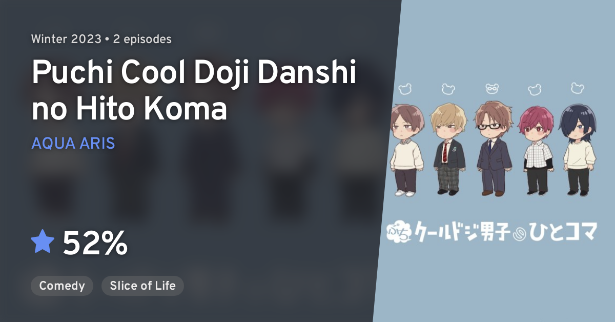 Petit Cool Doji Danshi Hitokoma (ONA) - Anime News Network