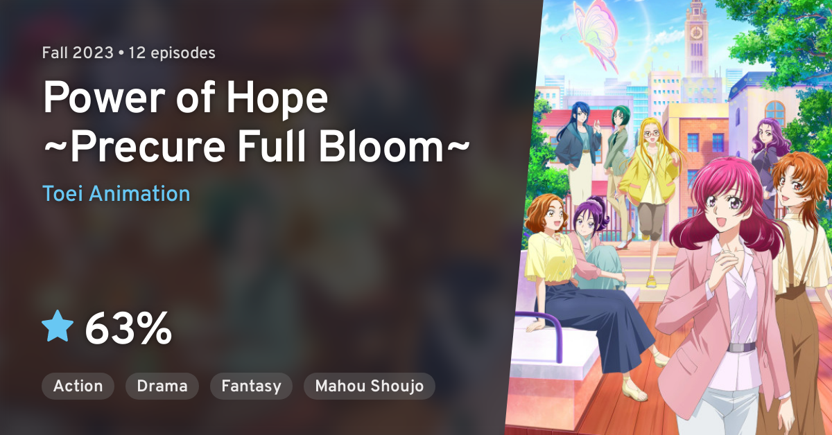 Crunchyroll Adds 'Power of Hope ~Precure Full Bloom~' For Fall