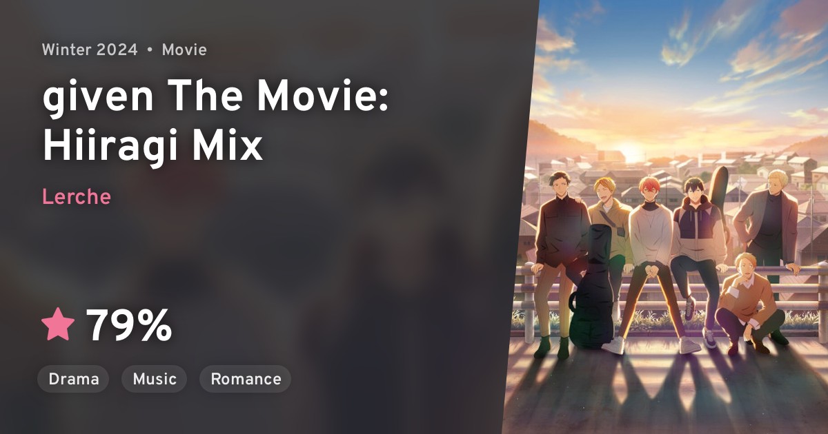 Given: Hiiragi mix (given The Movie: Hiiragi Mix) · AniList