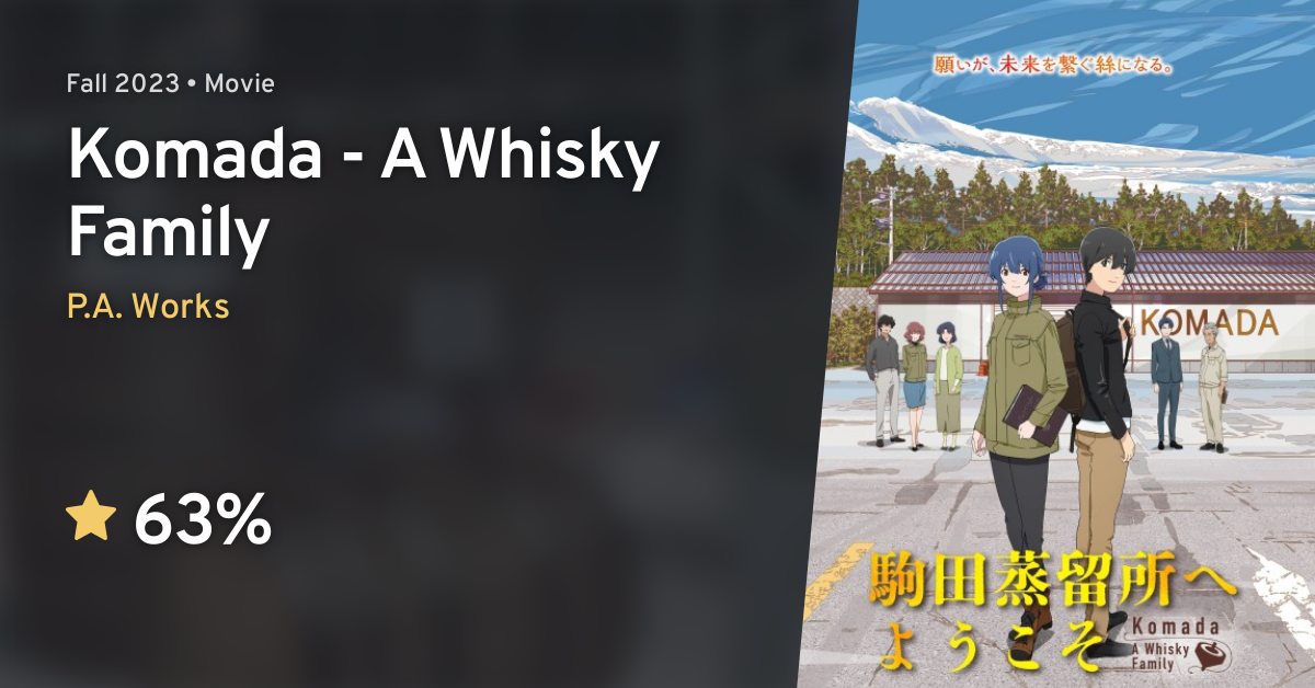 Komada Jouryuusho e Youkoso (Komada - A Whisky Family) · AniList
