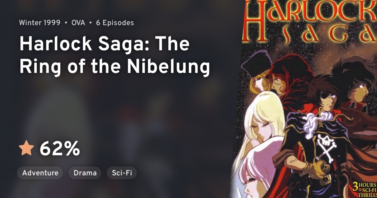 Harlock Saga Nibelung No Yubiwa Harlock Saga The Ring Of The Nibelung Anilist