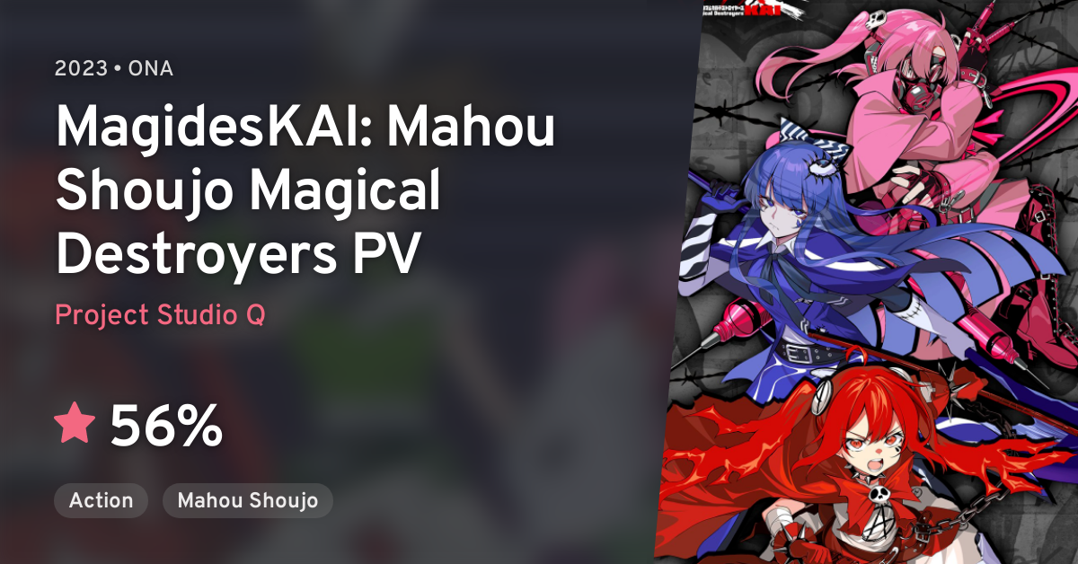 Mahou Shoujo Magical Destroyers – Anime original do estúdio de