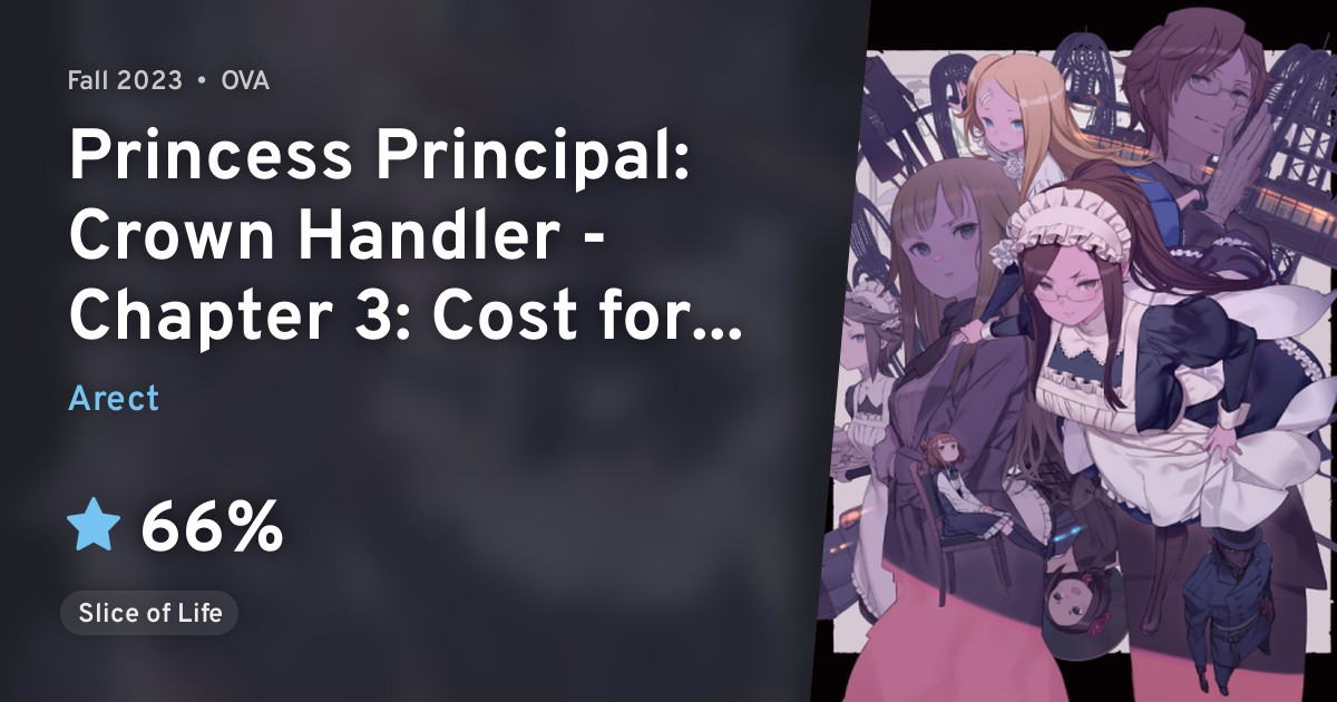 Princess Principal: Crown Handler - Chapter 3: Cost for Custom Cars ...