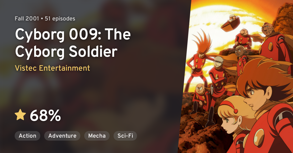 Cyborg 009 The Cyborg Soldier Cyborg 009 The Cyborg Soldier Anilist