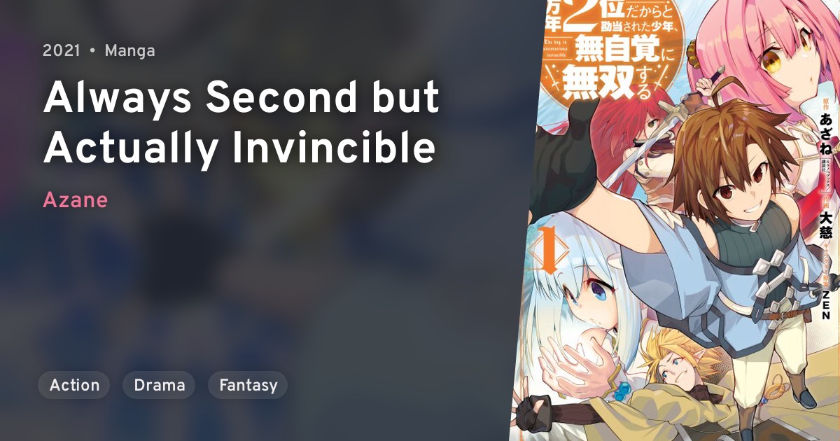 Mannen 2i Dakara to Kandou Sareta Shounen, Mujikaku ni Musou Suru (Always Second but Actually