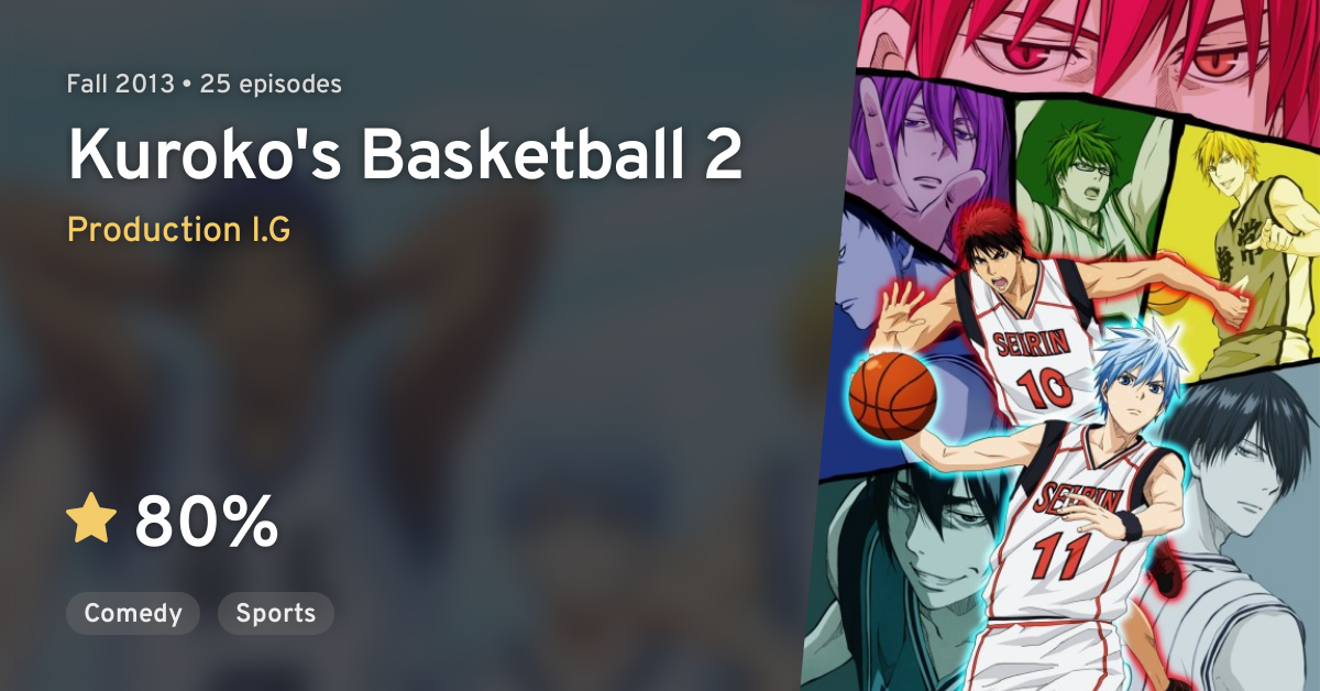 Kuroko No Basket 2nd Season Kuroko S Basketball 2 Anilist