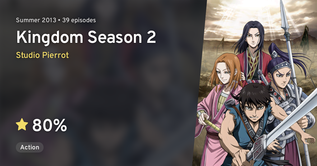 Kingdom 2nd Season (Kingdom Season 2) · AniList