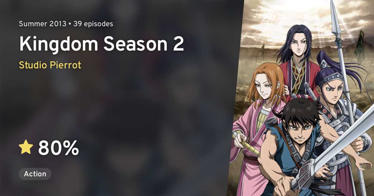 Who is in Season 2 of Kingdom?