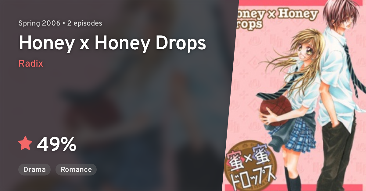 Mitsu X Mitsu Drops Manga Mitsu x Mitsu Drops (Honey x Honey Drops) · AniList
