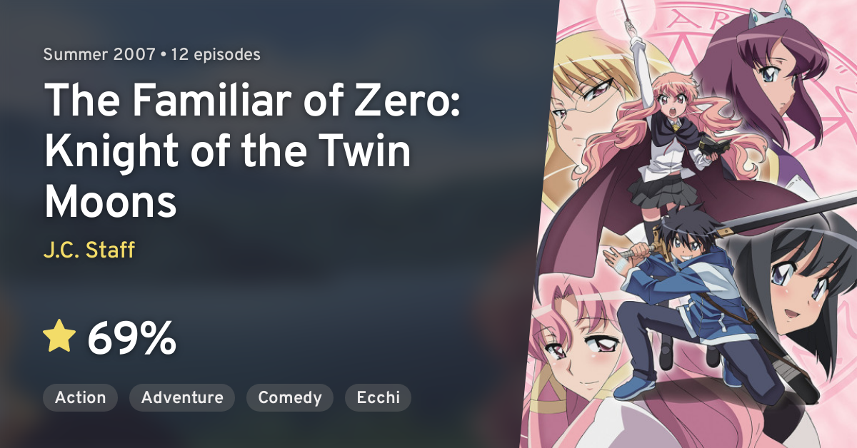 Anime Like The Familiar of Zero: Knight of the Twin Moons