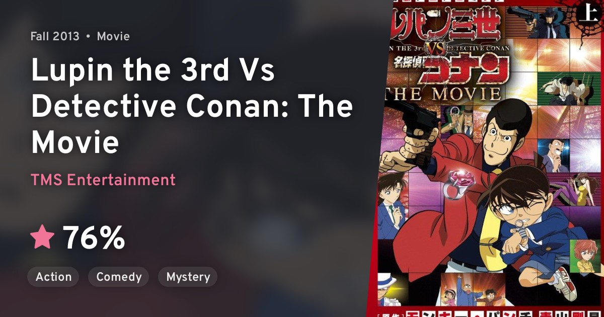 Lupin 3 Vs Detective Conan 2013 Streaming Ita