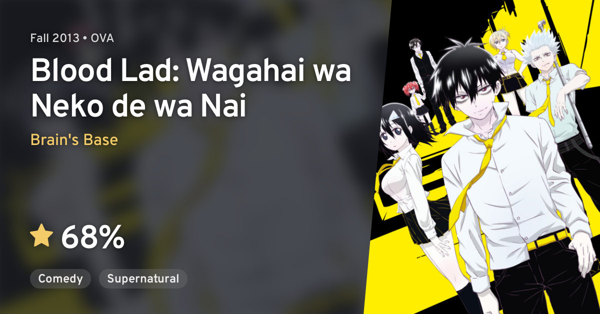 Blood Lad: Wagahai wa Neko de wa Nai - Anime - AniDB