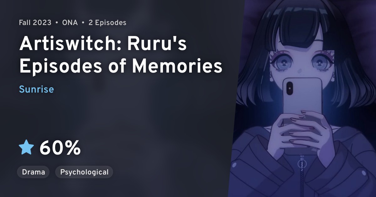 Artiswitch: Ruru's Episodes of Memories · AniList