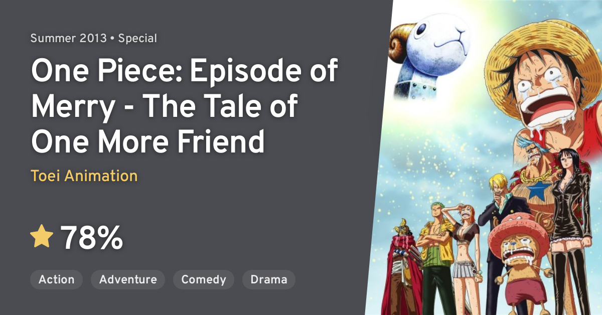 One Piece Episode of Merry: The Tale of One More Friend (2013) — The Movie  Database (TMDB)