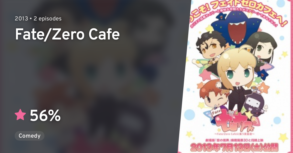 Fate Zero Cafe Anilist
