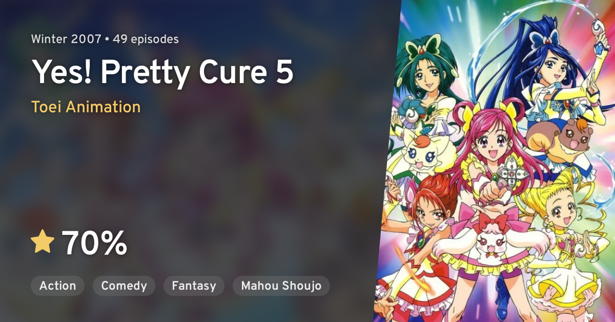 yes precure 5 yes pretty cure 5 · anilist