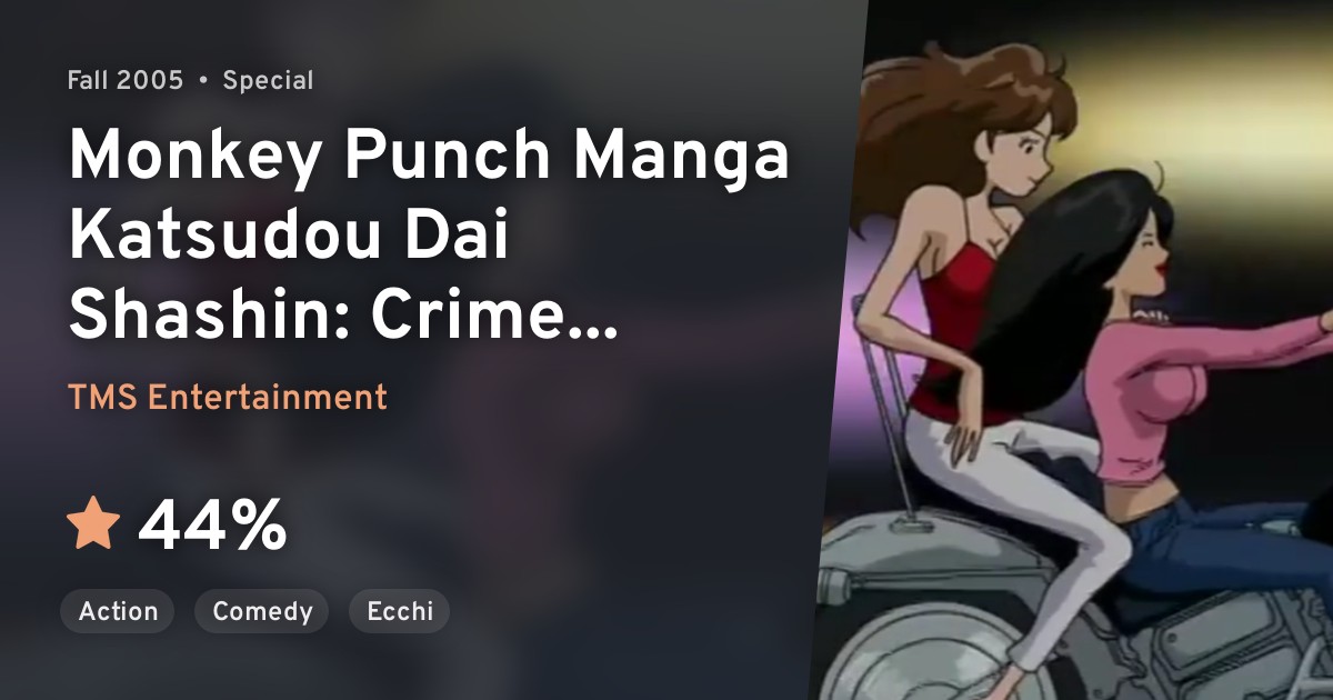 Monkey Punch Manga Katsudou Dai Shashin Crime Mate Special · AniList