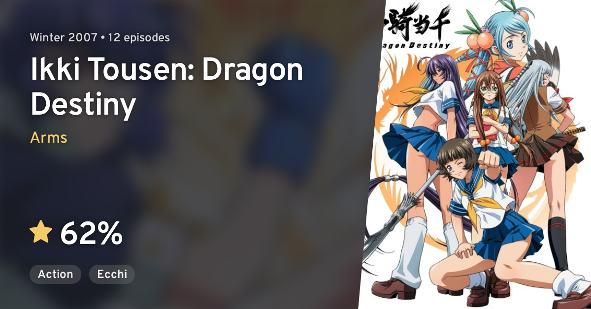 Ikkitousen: Dragon Destiny (Ikki Tousen: Dragon Destiny) · AniList