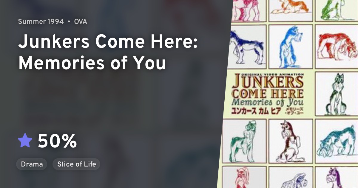 Junkers Come Here Memories of You · AniList