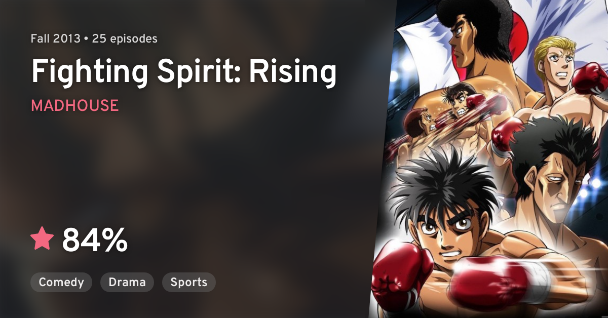Hajime no Ippo: Rising (Fighting Spirit: Rising) · AniList