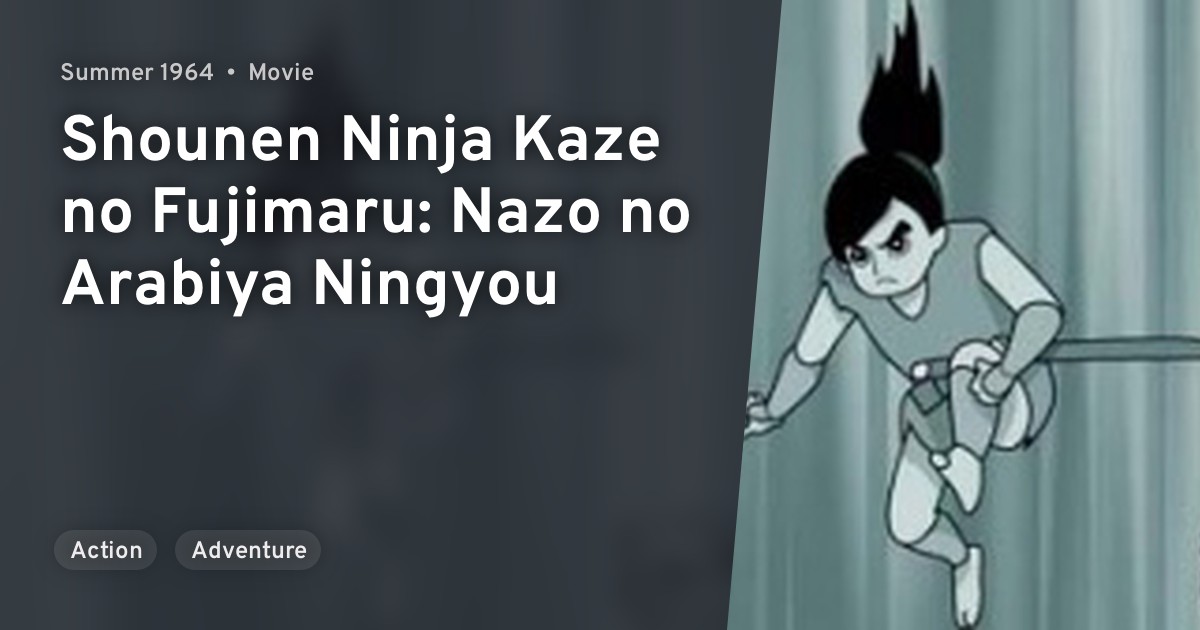 Shounen Ninja Kaze no Fujimaru Nazo no Arabiya Ningyou · AniList