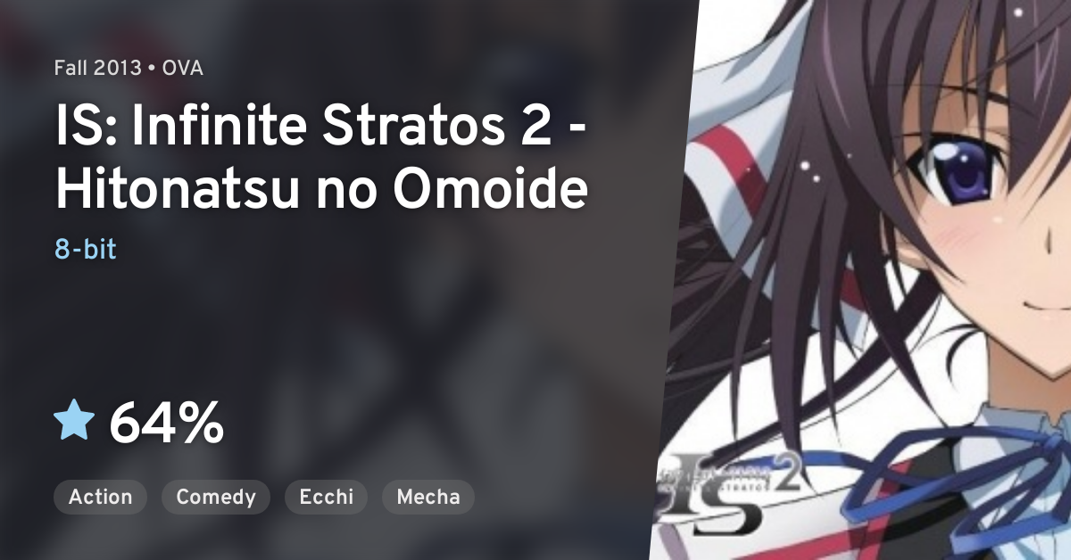 Collection - IS: Infinite Stratos 2 Vol. 1 Special CD: Character Song  Shinonono Houki - Single (6066) - AniDB