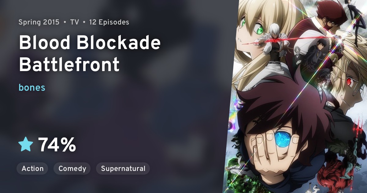 Kekkai Sensen Blood Blockade Battlefront Anilist