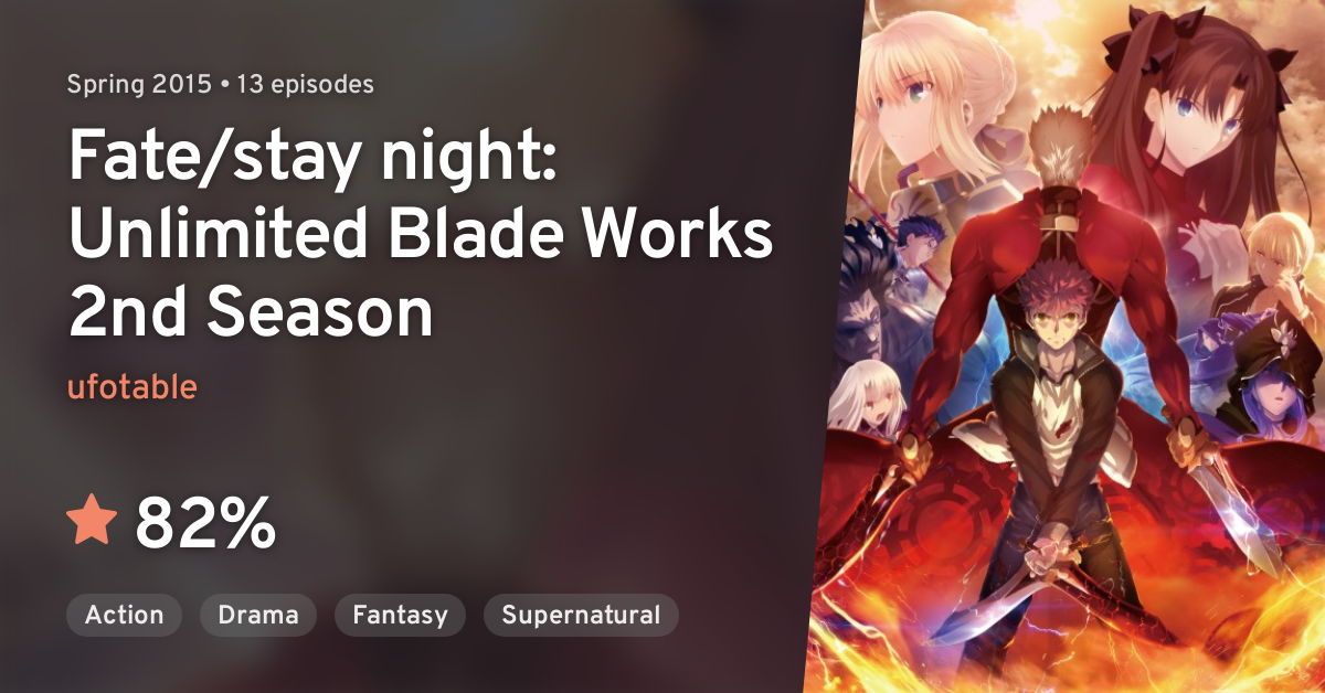 Fate/stay night: Unlimited Blade Works 2nd Season - Pictures -  MyAnimeList.net