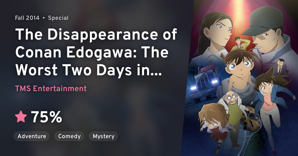 Edogawa Conan Shissou Jiken Shijou Saiaku No Futsukakan