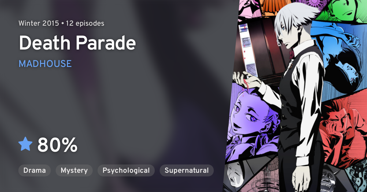 Where to watch Death Parade TV series streaming online?