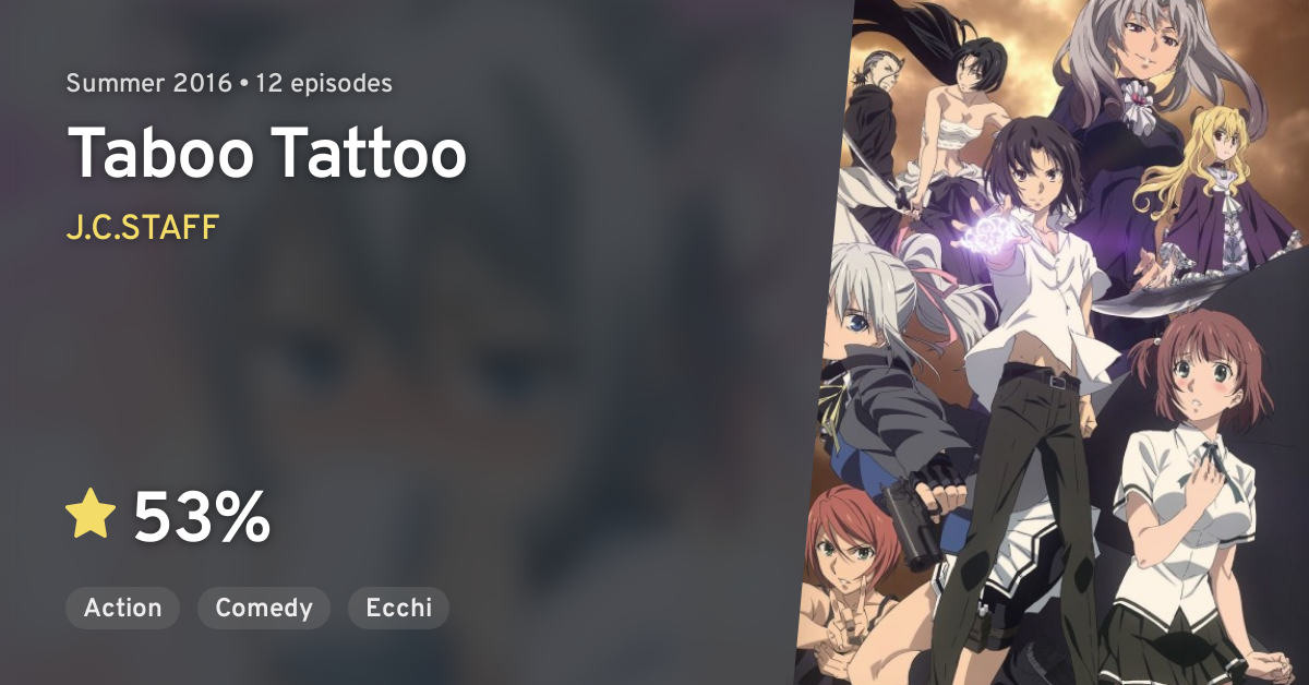 Taboo Tatoo e o Anime baseado em mangá Chines