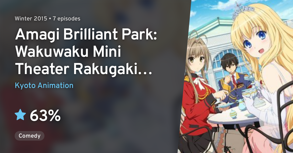 Licensed + Crunchyroll Amagi Brilliant Park - AnimeSuki Forum