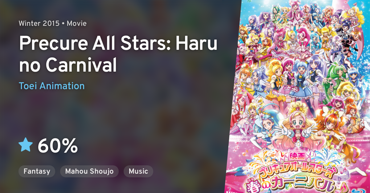 Precure All Stars: Haru no Carnival♪ · AniList
