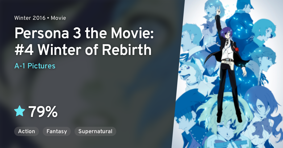 Persona 3 The Movie 4 Winter Of Rebirth Persona 3 The Movie 4 Winter Of Rebirth Anilist
