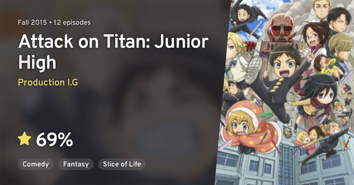 Shingeki! Kyojin Chuugakkou (Attack on Titan: Junior High) premieres  October 3rd : r/anime